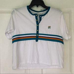 Fila from Urban Outfitters Crop Tee